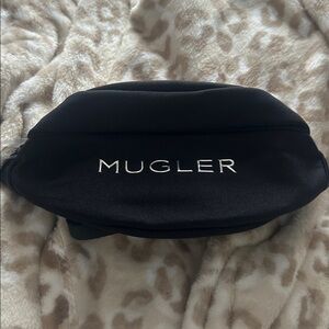 Mugler Black Fanny Pack